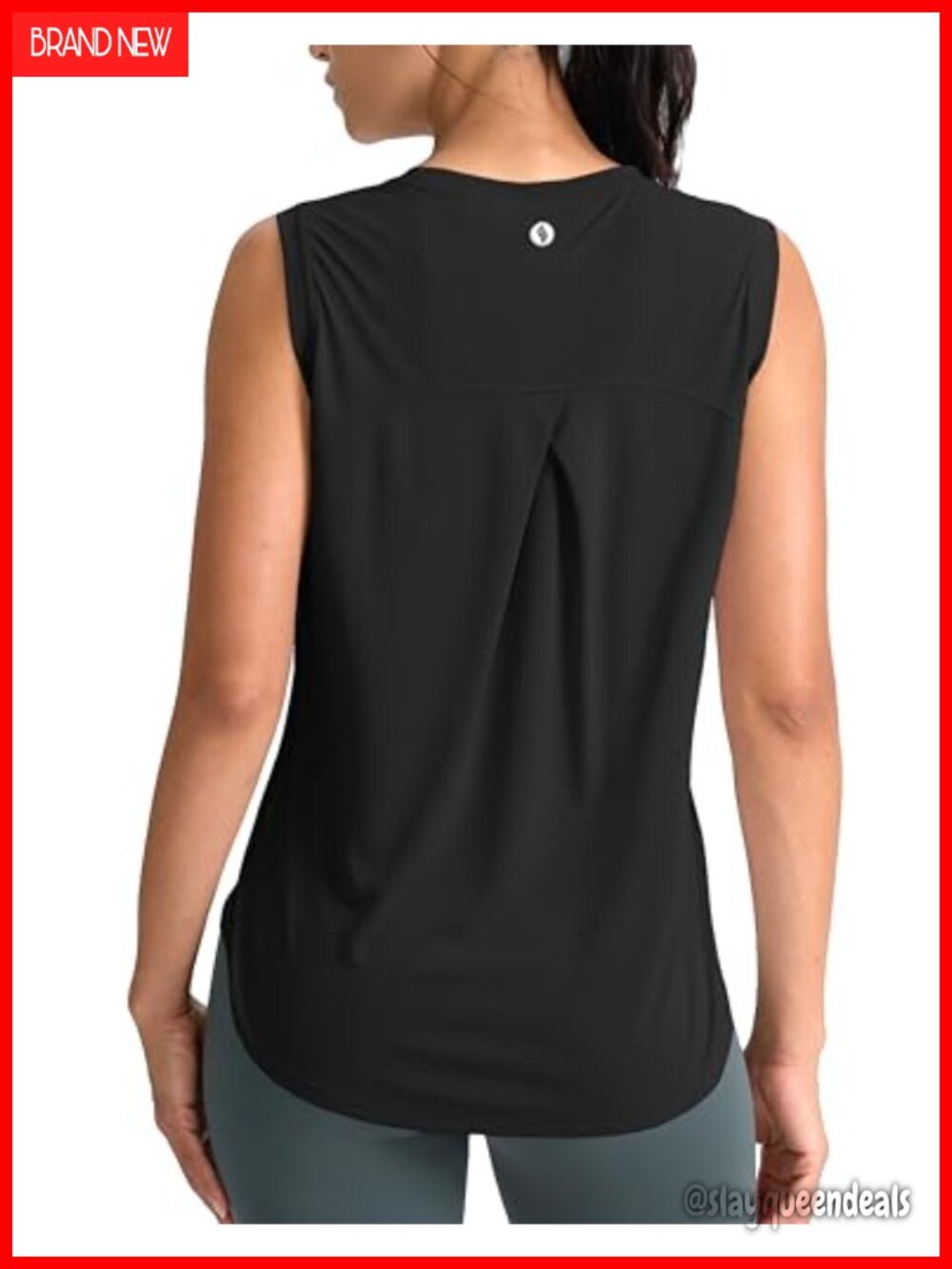 Women's Workout Tank Top Athletic Gym Yoga Shirt Loose Fit Quick Dry